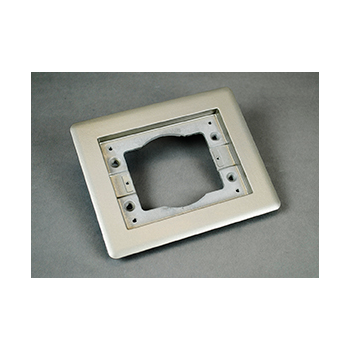 Wiremold 817TCAL-NK Carpet and Tile Flange, 1-Gang - Nickel