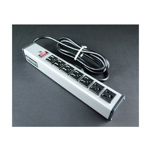 Wiremold UL204BD Plug-In Outlet Center Unit / 120V/15A/7 O/L /lighted switch/15' cord