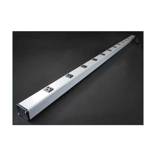 Wiremold UL2064BC Plug-In Outlet Center Unit / 120V/15A/72" long/12 O/L /lighted switch/6' cord