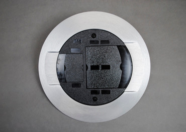 Wiremold RPAMD8CTCAL Ratchet-Pro Series Single Service Floor Box Cover Kit