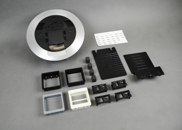 Wiremold 881AV3CTCBK FLR BX Activation Black