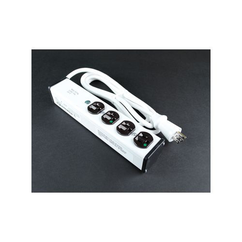 Wiremold ULM4-6 Medical Grade Plug-In Outlet Center Unit / APPROVED for Patient Care areas / 120V/15A / 4 O/L / 6' cord