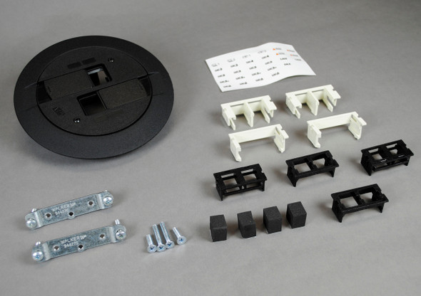 Wiremold PSRC9AMDTCGY Comm ufd Flush ftg Grey