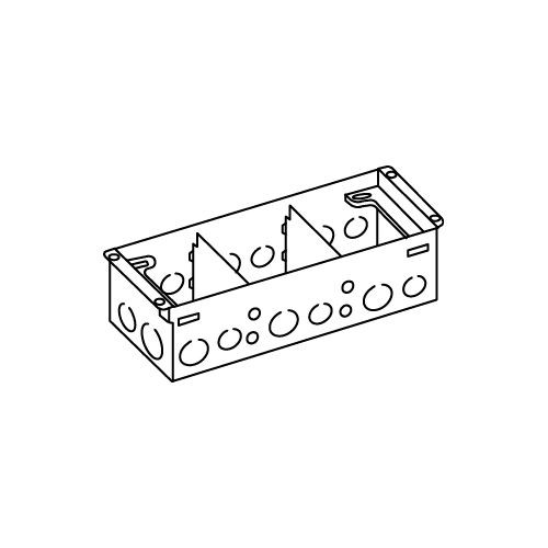 Wiremold 880W3 880W3 Series Steel Floor Box