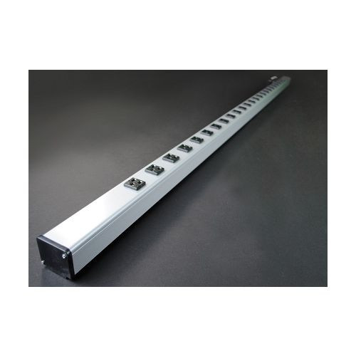 Wiremold UL2063BC Plug-In Outlet Center Unit / 120V/15A/72\" long/24 O/L /6\' cord"