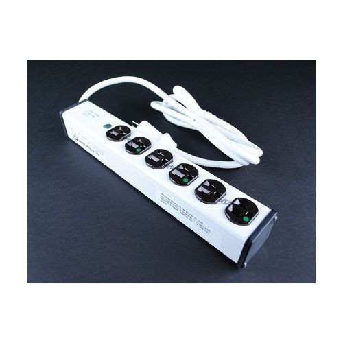 Wiremold ULM6-6 Plug-In Outlet Center Unit / Medical/Dental Grade/APPROVED for Patient Care areas/120V/15A/6 O/L /6\' cord