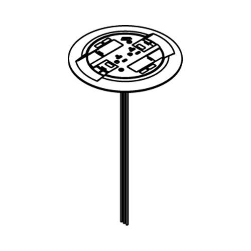 Wiremold RC3CTCBK RC3 Multi-Service Poke-Thru Finish Flange & Slide Holder