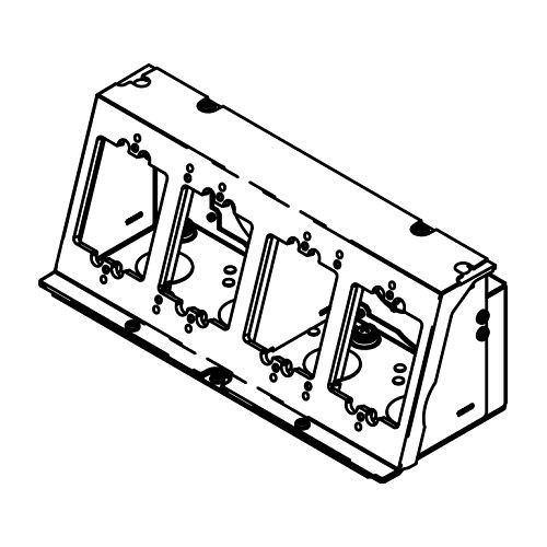 Wiremold EFB8M Evolution Series EFB8 Floor Box Module