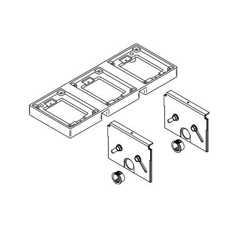 Wiremold 838TAL-880M3 Omnibox Series Kit