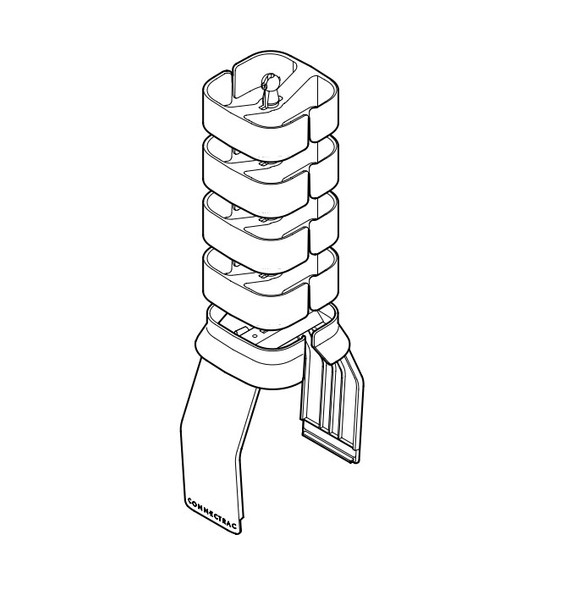 Wiremold CT.AC-WMV.1-DG Vertical Wire Manager