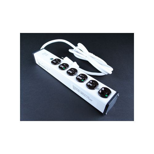 Wiremold ULM6-15 Medical Grade Plug-In Outlet Center Unit / APPROVED for Patient Care areas / 120V/15A / 6 O/L / 15\' cord