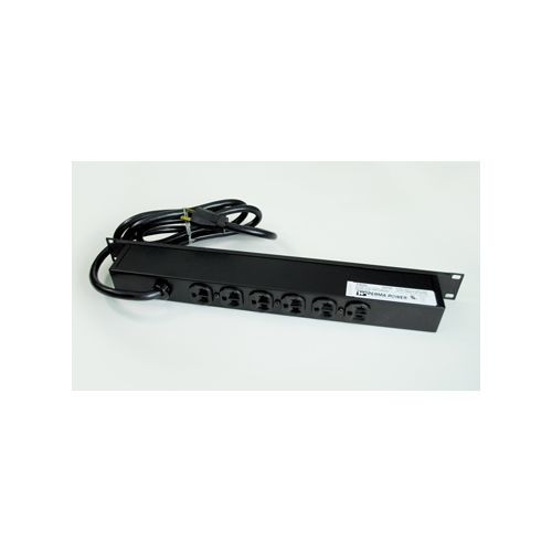 Wiremold R5BZ20X-15 Plug-In Outlet Center Unit / Rack Mount 120V/20A/6 rear O/L /lighted switch/15' cord/Computer Grade Surge