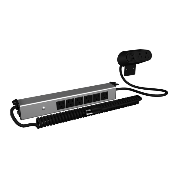 Wiremold SS266BK Sit Stand Desk Power