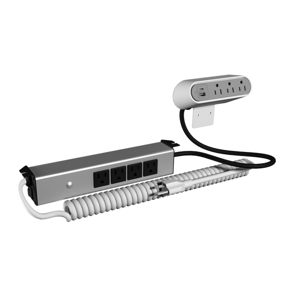 Wiremold SS346WH Sit Stand Desk Power