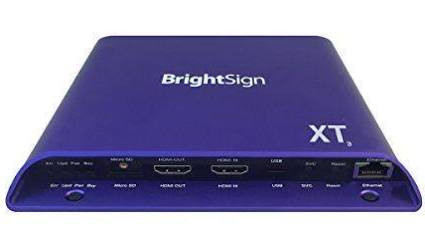 Brightsign XT1144 H.265, True 4K, dual video decode, enterprise HTML5 player