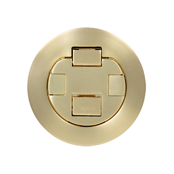 Wiremold 4CTSB 4CTSB 4 inch Cover Assembly Flush in Satin Brass