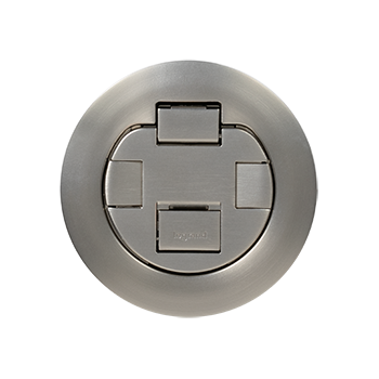 Wiremold 4CTSN 4CTSN 4 inch Cover Assembly Flush in Satin Nickel