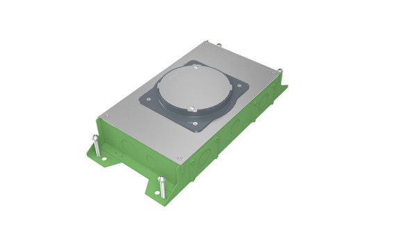 Wiremold RFBA2C30OG RFBA 2-Gang Round Cover Floor Box - On Grade
