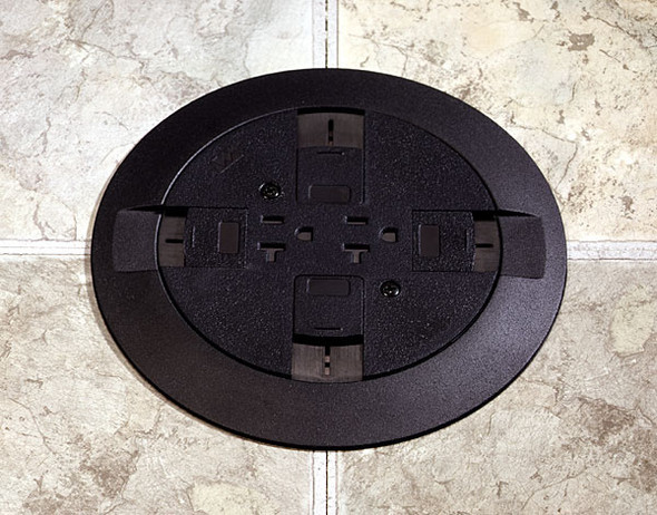 Wiremold RC7ATCBS-LJB FLUSH POKE-THRU ASSY/20A/BS/RT/LJB