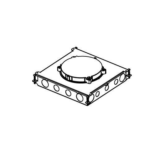 Wiremold RFB6E-OG RFB6E-OG Series Six-Compartment On-Grade Box