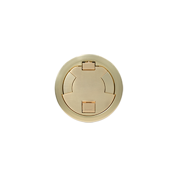 Wiremold 6CTC2SB 6in Surface Style Cover Assembly Satin Brass