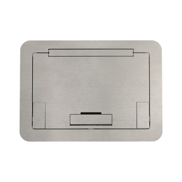 Wiremold EFB45BTSN Evolution Series EFB45 Floor Box Flush Style Cover with Solid Lid