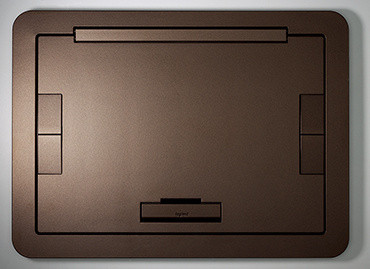 Wiremold EFB6810CTBZ Evolution Series EFB6, EFB8, EFB10 Floor Box Flush Style Cover with Carpet Insert