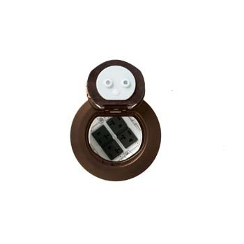 Wiremold 4ATCP4RBZ 4AT Prewired All Power Evolution Poke-Thru Device-Bronze