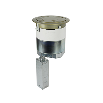 Wiremold 6ATC2BK Evolution 6ATC2 Series Recessed Assembly with Surface Style Cover