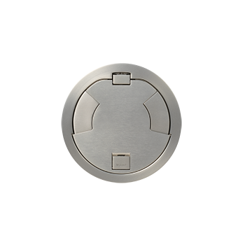 Wiremold 8AT2SN 8in Unwired Flush Style Assembly Satin Nickel