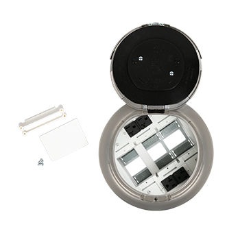 Wiremold 8ATC2PSN 8inch Prewired Surface Style Assembly Satin Nickel