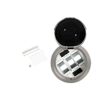 Wiremold 8AT2PSN 8IN PREWIRED FLUSH STYLE ASSEM SN SATIN NICKEL