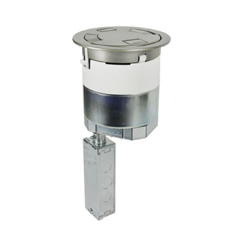 Wiremold 8ATC2PGY-25 8inch Prewired Surface PT W 25ft Lead Gray