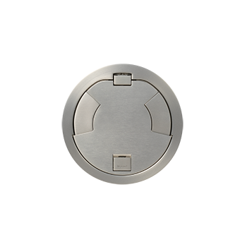 Wiremold 8AT2PCRSN 8in Prewired Flush Satin Nickel Assembly Marked Controlled