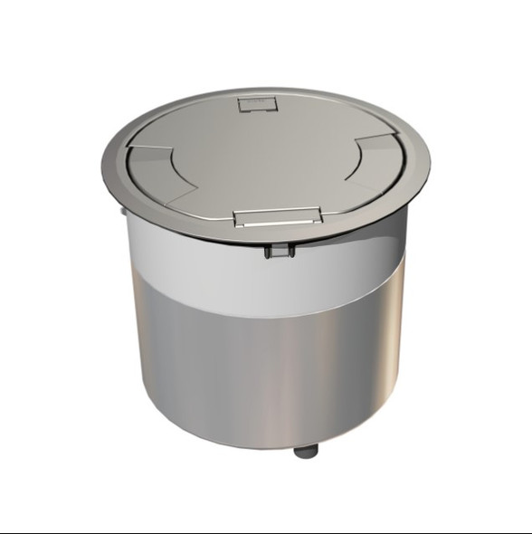 Wiremold 10ATCSN 10AT Unwired Evolution Series Poke Thru Device, Surface Style Cover