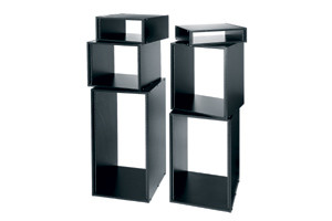 Middle Atlantic BRK20 20 SPACE 35in , 18in DEEP BLACK MELAMINE RACK