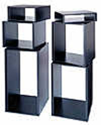 Middle Atlantic RK16 16 SPACE 28in , 16in DEEP BLACK LAMINATE READY-TO-ASSEMBLE RACK