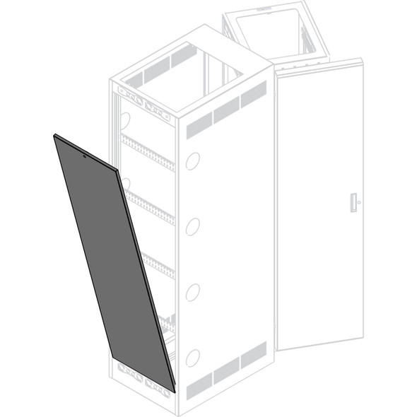 Middle Atlantic WR-RAP-24 24 Space (42in) Rear Access Panel for WR Series Racks