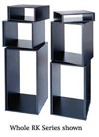 Middle Atlantic RK12 12 SPACE 21in , 16in DEEP BLACK LAMINATE READY-TO-ASSEMBLE RACK