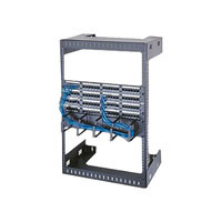 Middle Atlantic WM-15-12 15 SPACE 26 1/4in , WALL MOUNT RELAY RACK, 12in DEEP, BLACK FINISH