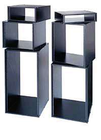 Middle Atlantic BRK8 8 SPACE 14in , 18in DEEP BLACK MELAMINE RACK