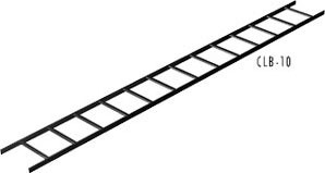 Middle Atlantic CLB-10-W18 CABLE LADDER, 10ftX18in, BLK, 1