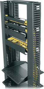 Middle Atlantic PCD-4-4-45SC PLAS CBL DUCT, 4X4, 45SP, SNGL