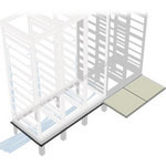 Middle Atlantic WMANGLE-2-3642 PAIR RAISED-FLOOR SUPPORT ANGLES, FOR USE WITH RIB-2-WMRK3642