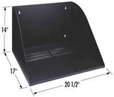 Middle Atlantic WMS-20 WALLMOUNT AMP SHELF 20 1/2in W X 14in H X 17in D,