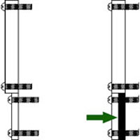 Middle Atlantic ST3MP 5 1/4in SHIM TAB-.063 THICK 100 PCS. PER PACK
