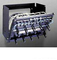 Middle Atlantic PPM-6 6 SPACE 10 1/2in PIVOTING PANEL MOUNT, 6in DEEP, BLACK FINISH