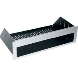 Middle Atlantic SFACE8 8 SP FACE PLATE, BLACK TEXTURED FINISH