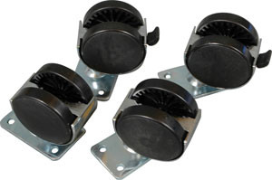 Middle Atlantic RKW-HD HEAVY DUTY CASTER KIT FOR BRKS & MBRKS WITH 2 LOCKING WHEELS