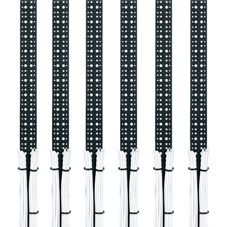 Middle Atlantic LACE-13P 22 3/4in CABLE LACER STRIP, 6 PIECES